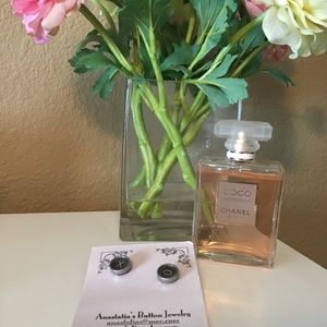 XO Typewriter Key Earrings